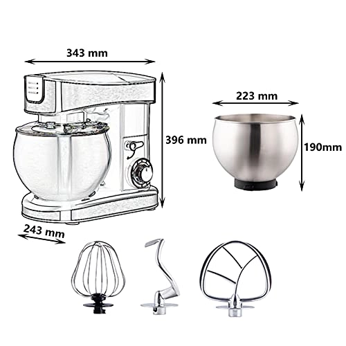 Stand Mixer - 6.5L 1300W