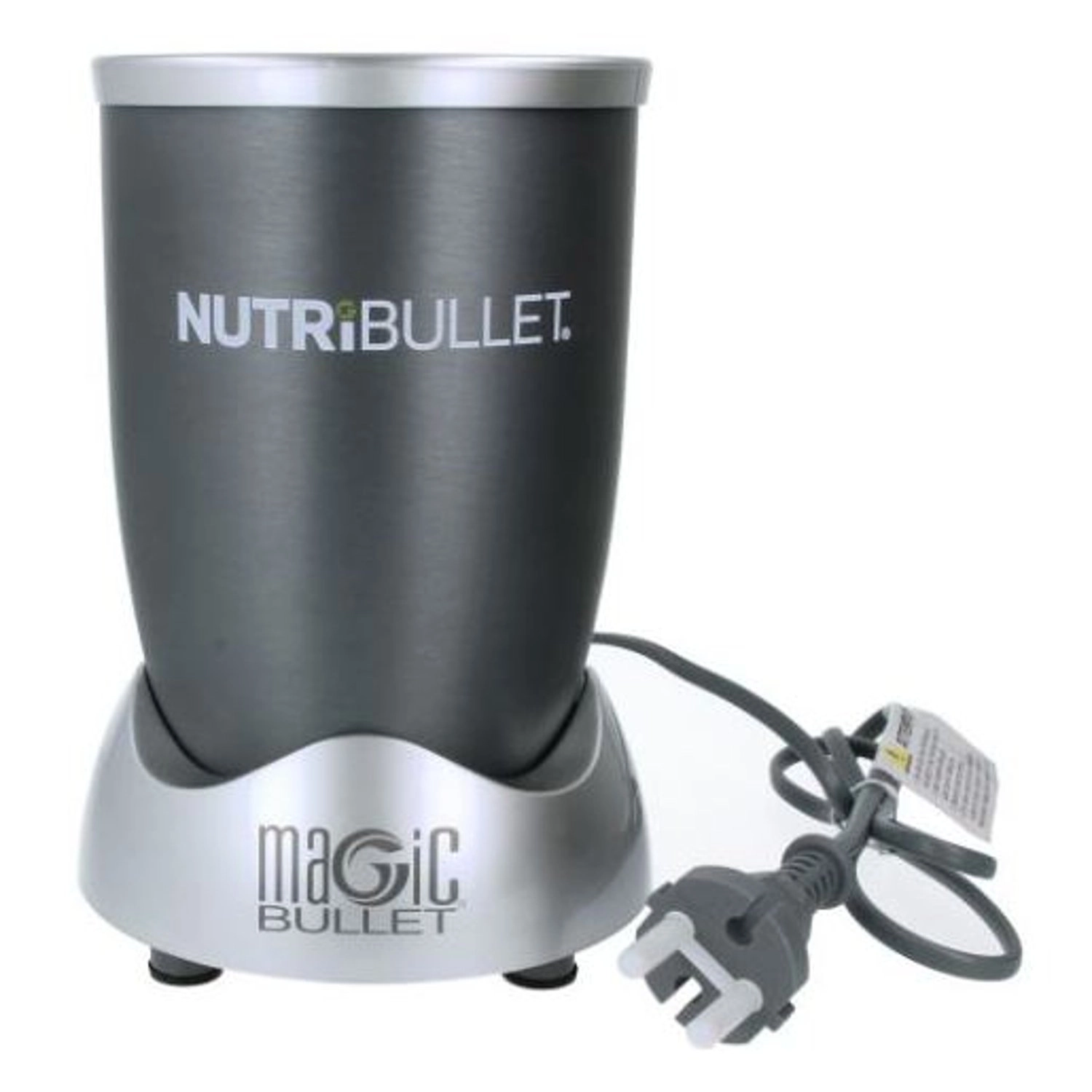 Nutri Bullet Blender - Grey Stainless Steel blades