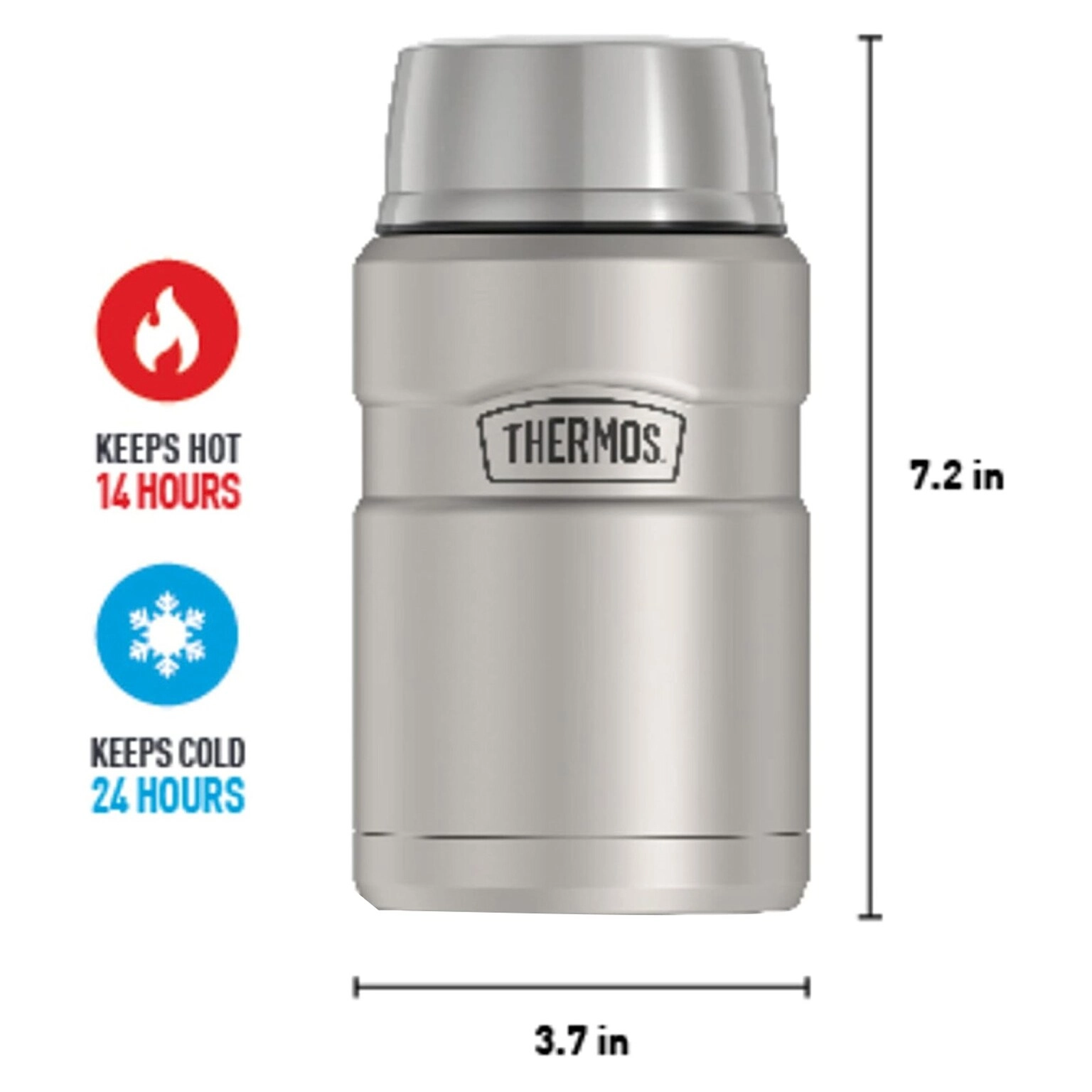 Stainless Steel Vacuum Bottle - 710ml