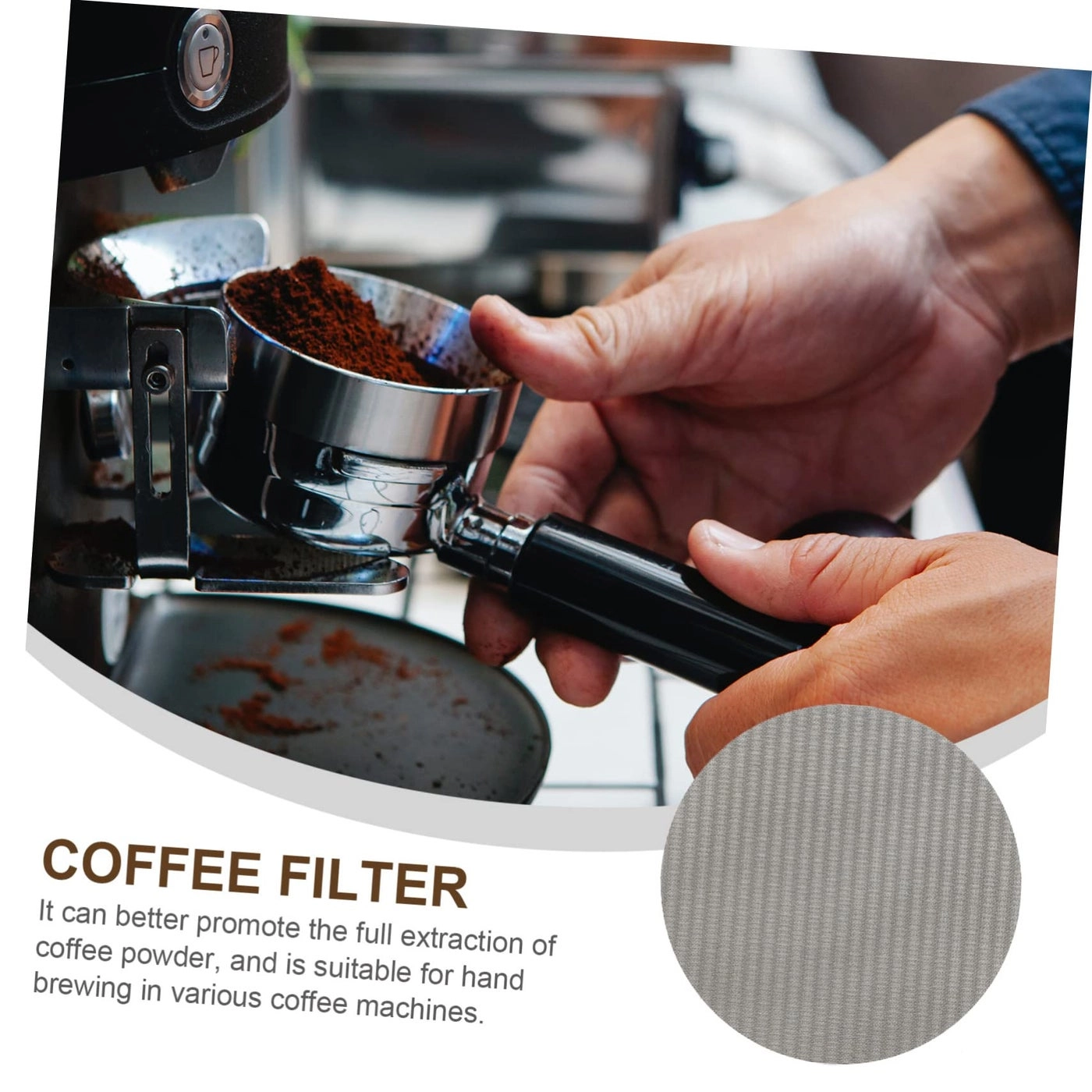 Espresso Filter Mesh - Stainless Steel