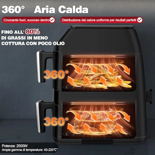 Double Chamber Hot Air Fryer AF1102