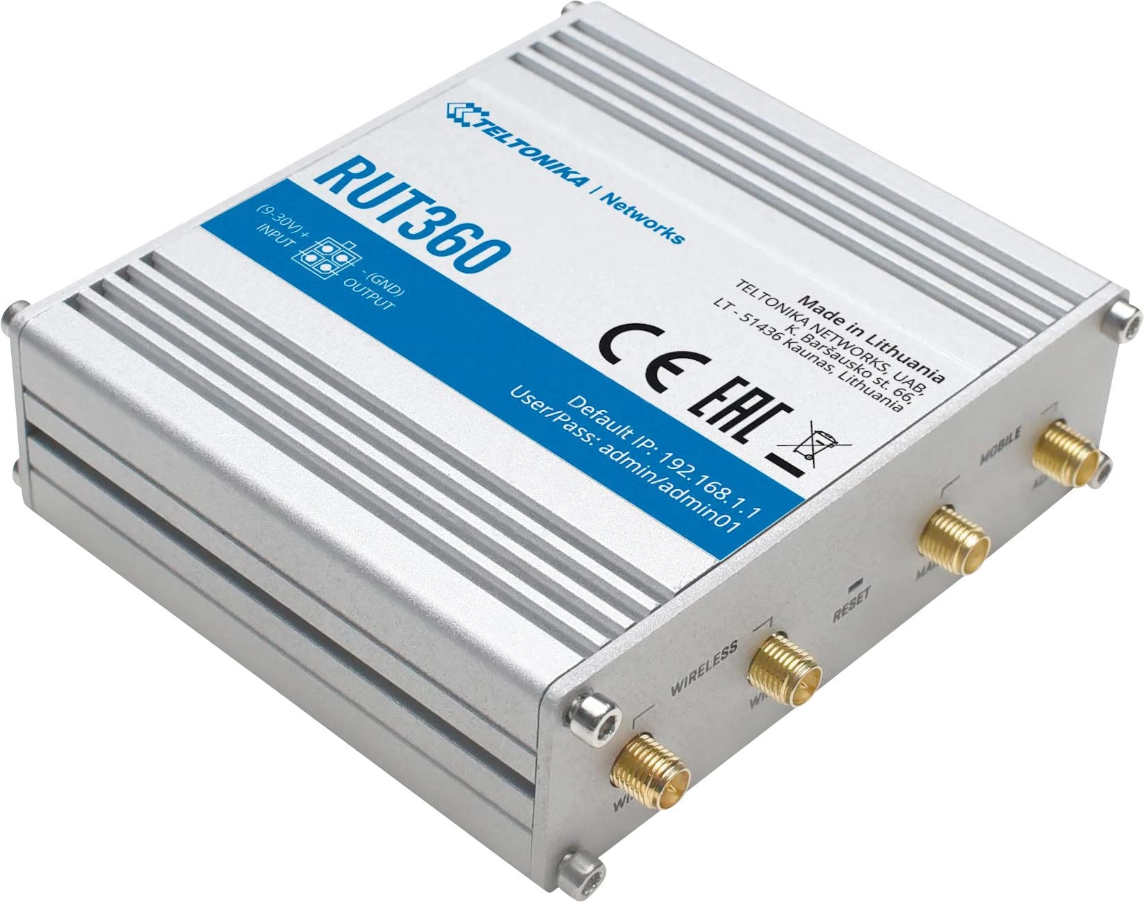 Teltonika RUT360 - 4G LTE Cat 6 802.11bgn 300 Mbps