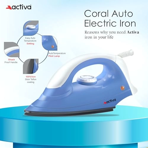 Coral - 900 watts Lightweight Dry Iron