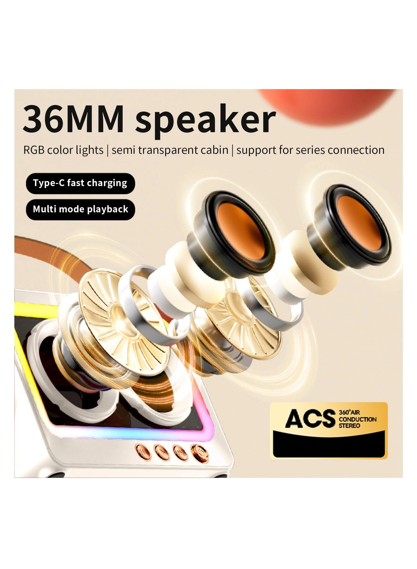 Portable Creative Bluetooth Speaker