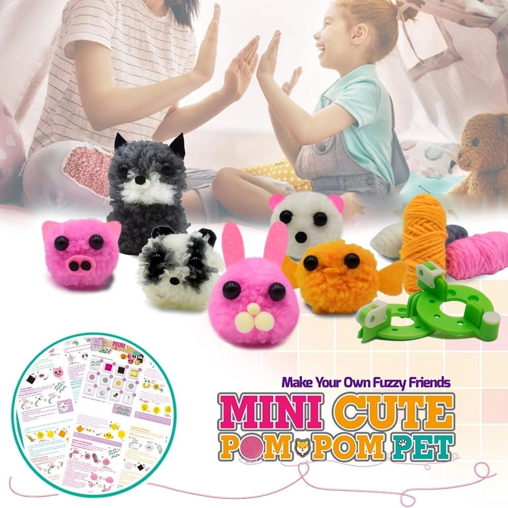 Mini Cute Pom-Pom Pet - 6 years+