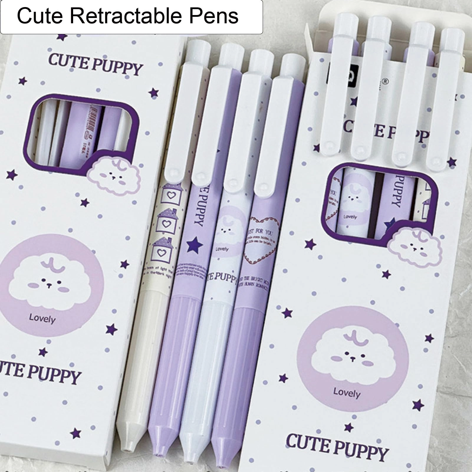 Cute Gel Pen - 4Pcs 0.5mm