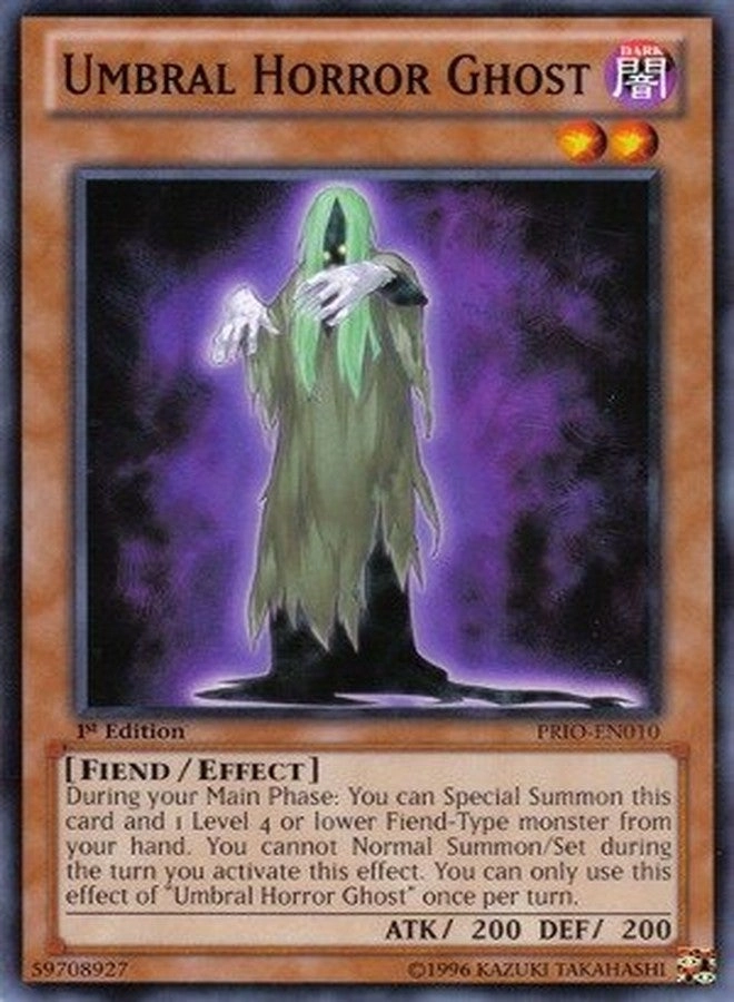 Yu-Gi-Oh! Umbral Horror Ghost PRIO-EN010 - 1st Edition Common