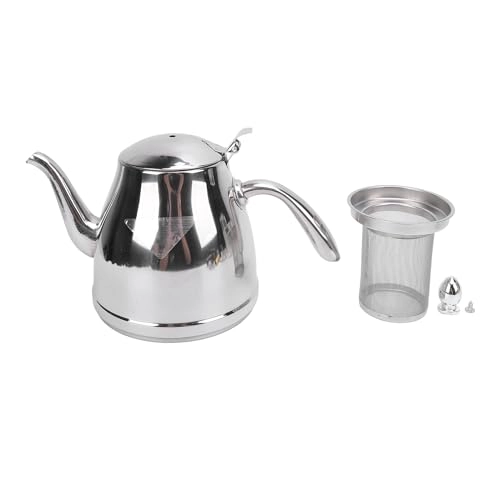 Gooseneck Teapot - Stainless Steel 1.5L