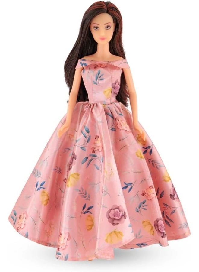 Collection Doll - Girl Elegant Gown Pink Ages 3+