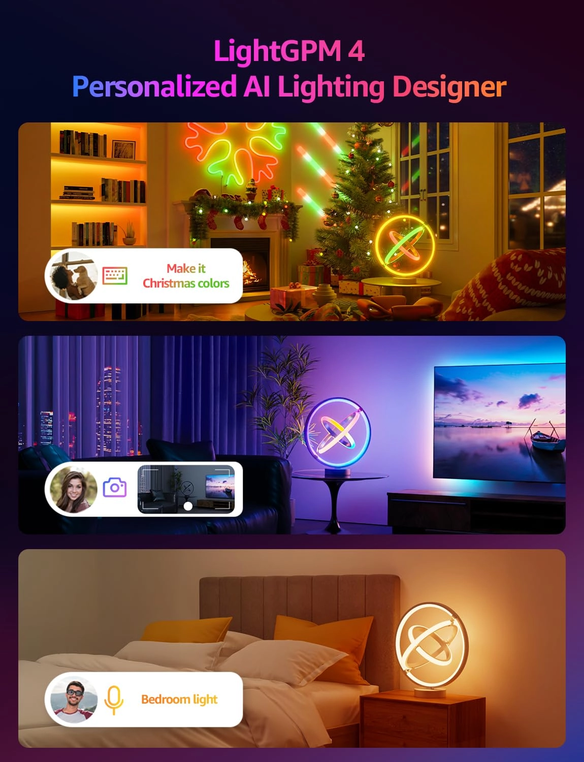TB1 - AI Smart Table Lamp RGB+IC Addressable