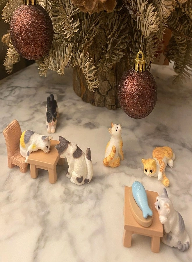 Miniature Cat Figurines