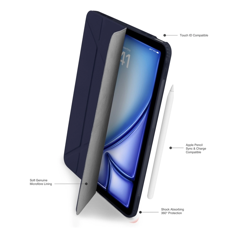 Origami No1 Case with Apple Pencil Compatibility for iPad Air 13 (M3/M2)