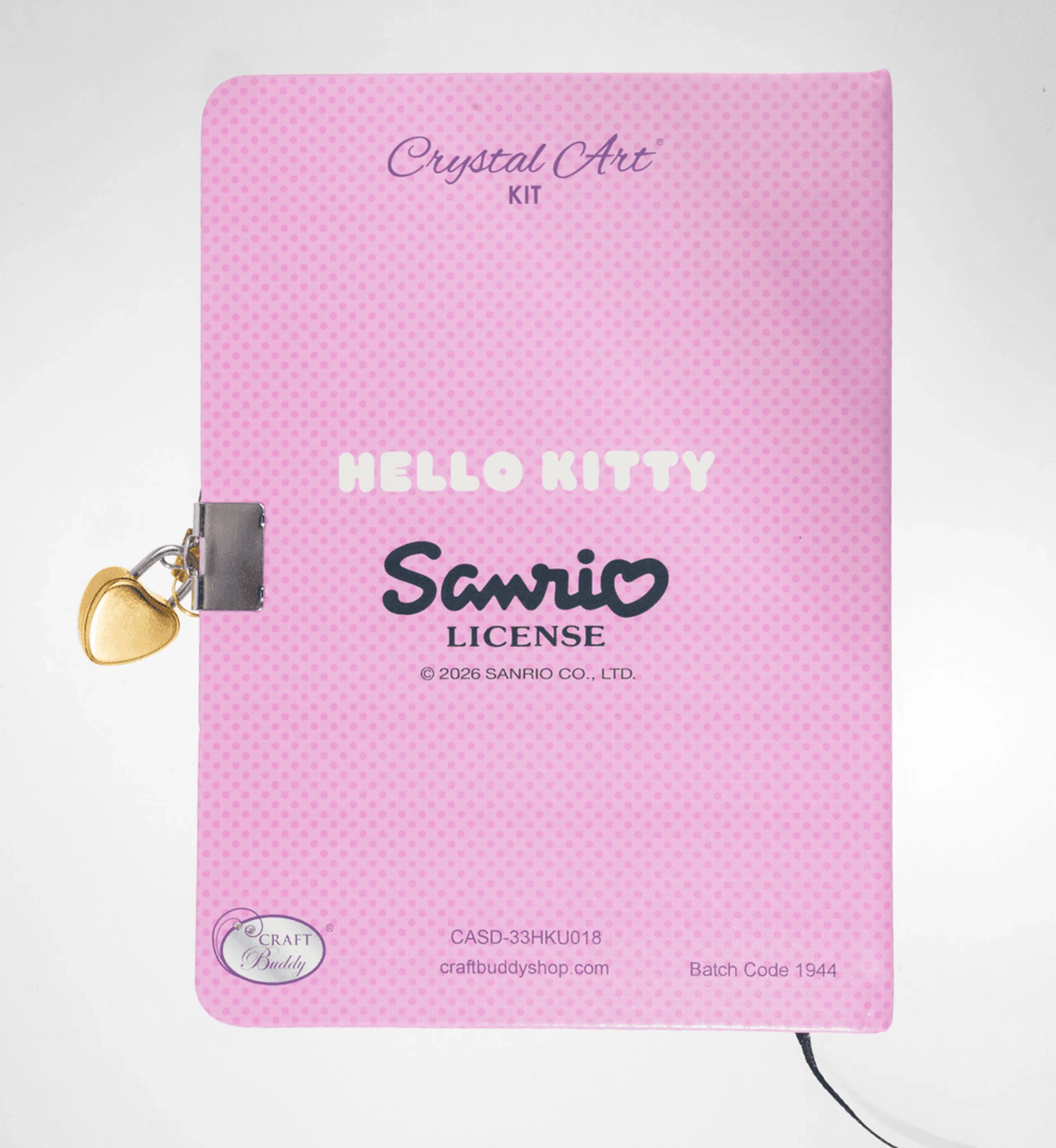 Hello Kitty Crystal Art Secret Diary - 8+ years