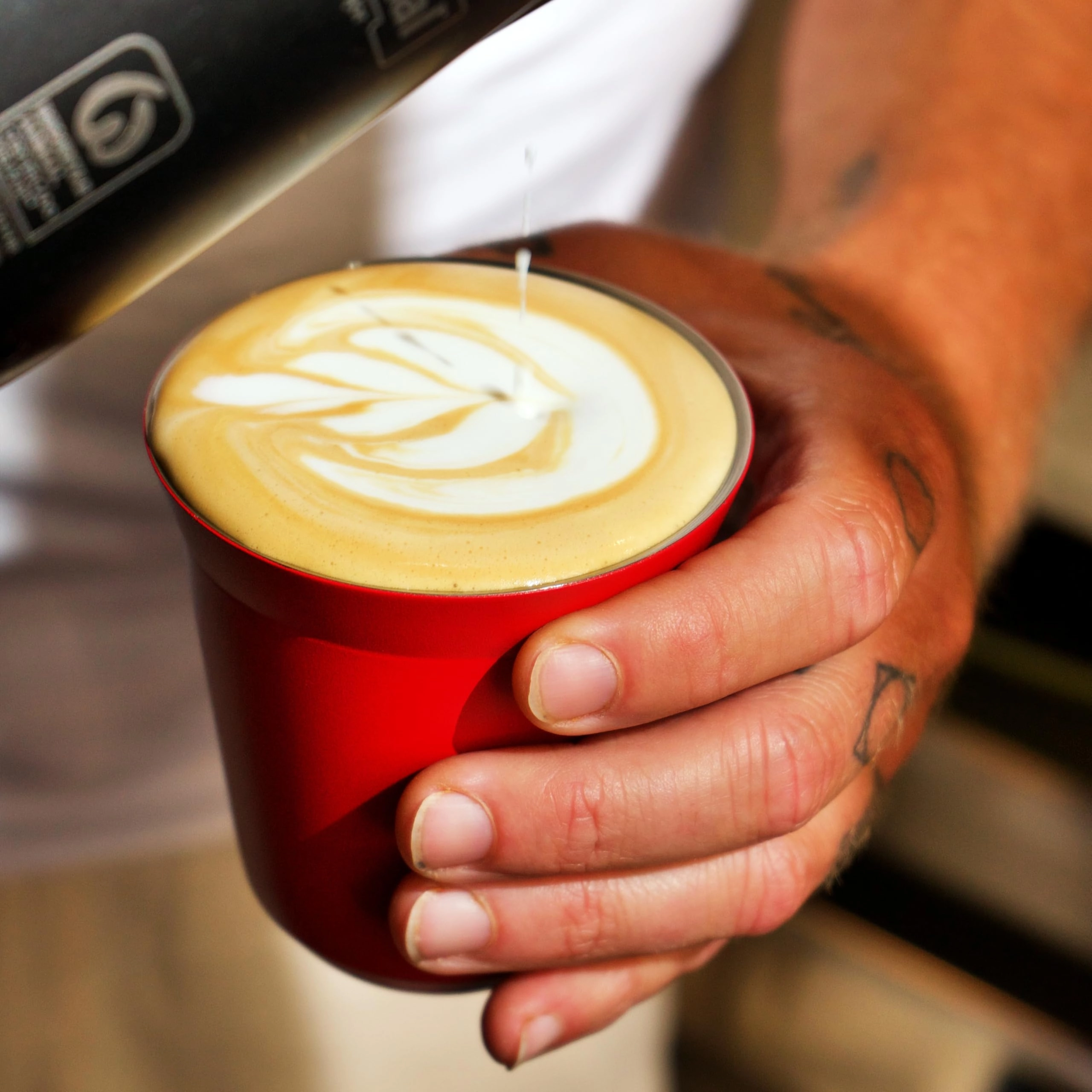 Flat White Cup - 2 pcs - Ruby - 250 ml