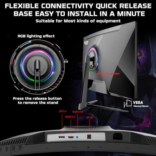 Eclipse Series Curved - TM27FHD180VA 27 inch 1080 X 1920 pixels