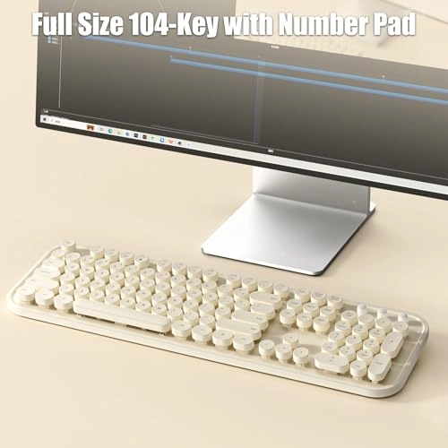 Typewriter Keyboard Wireless - Wireless