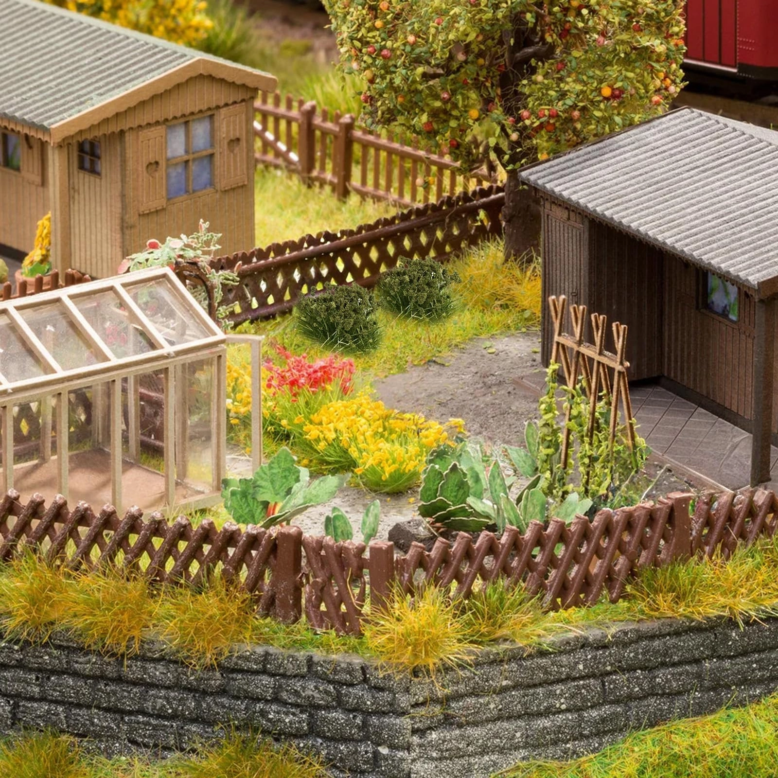 Static Grass Bushy Tufts - 126 pieces