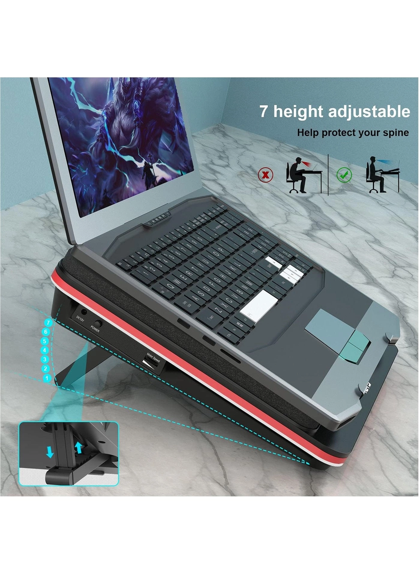 GT500 - 5000 RPM 3-Port USB Hub