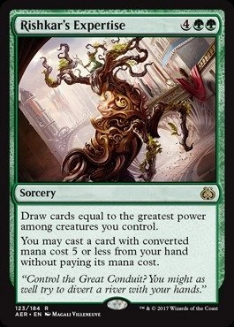 Magic: the Gathering Rishkar39;s Expertise - Rare Aether Revolt