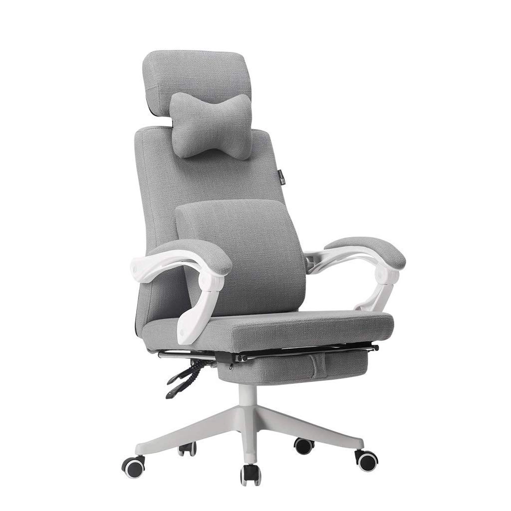 Reclining Chair - Fabric Cotton Black