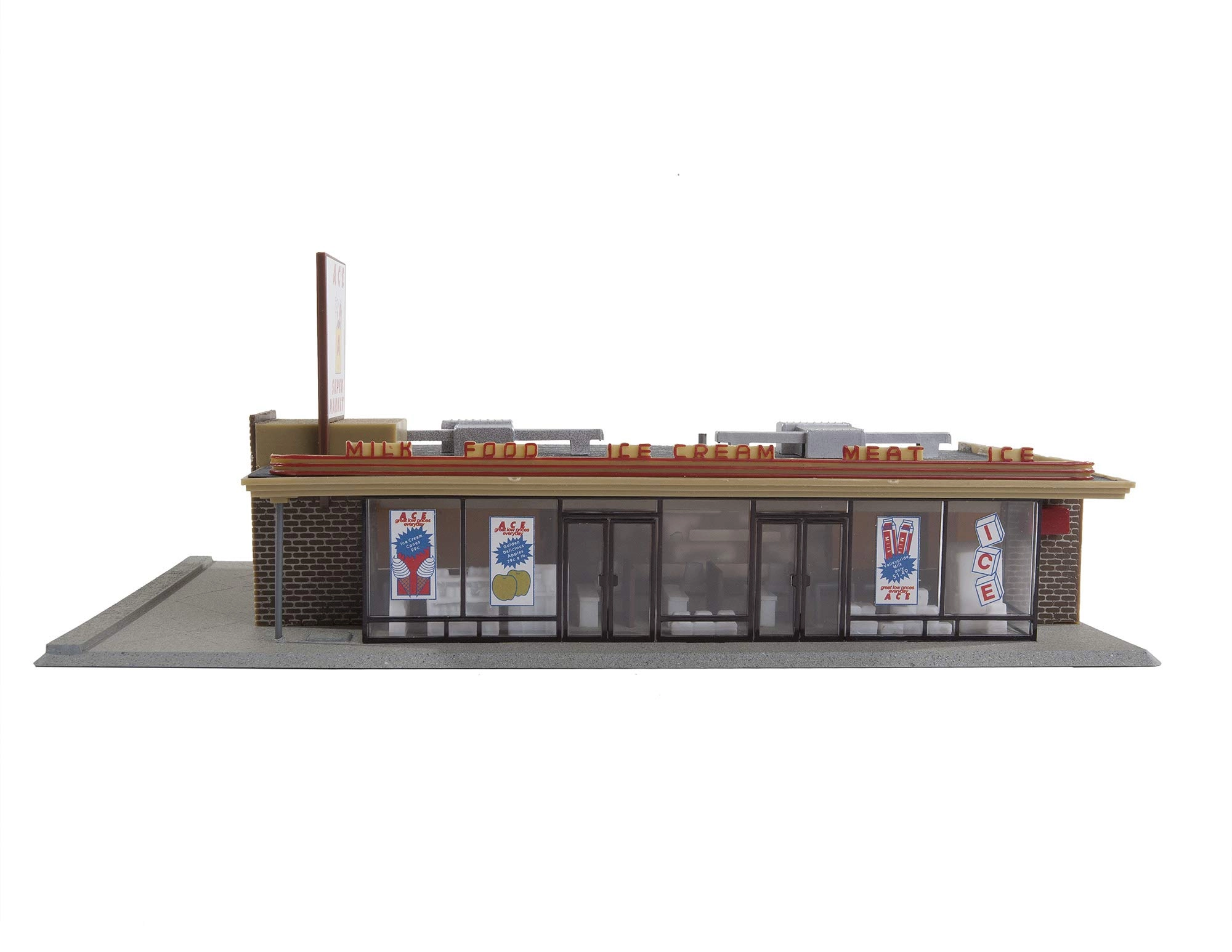 Ace Super Market Model Kit - HO Scale
