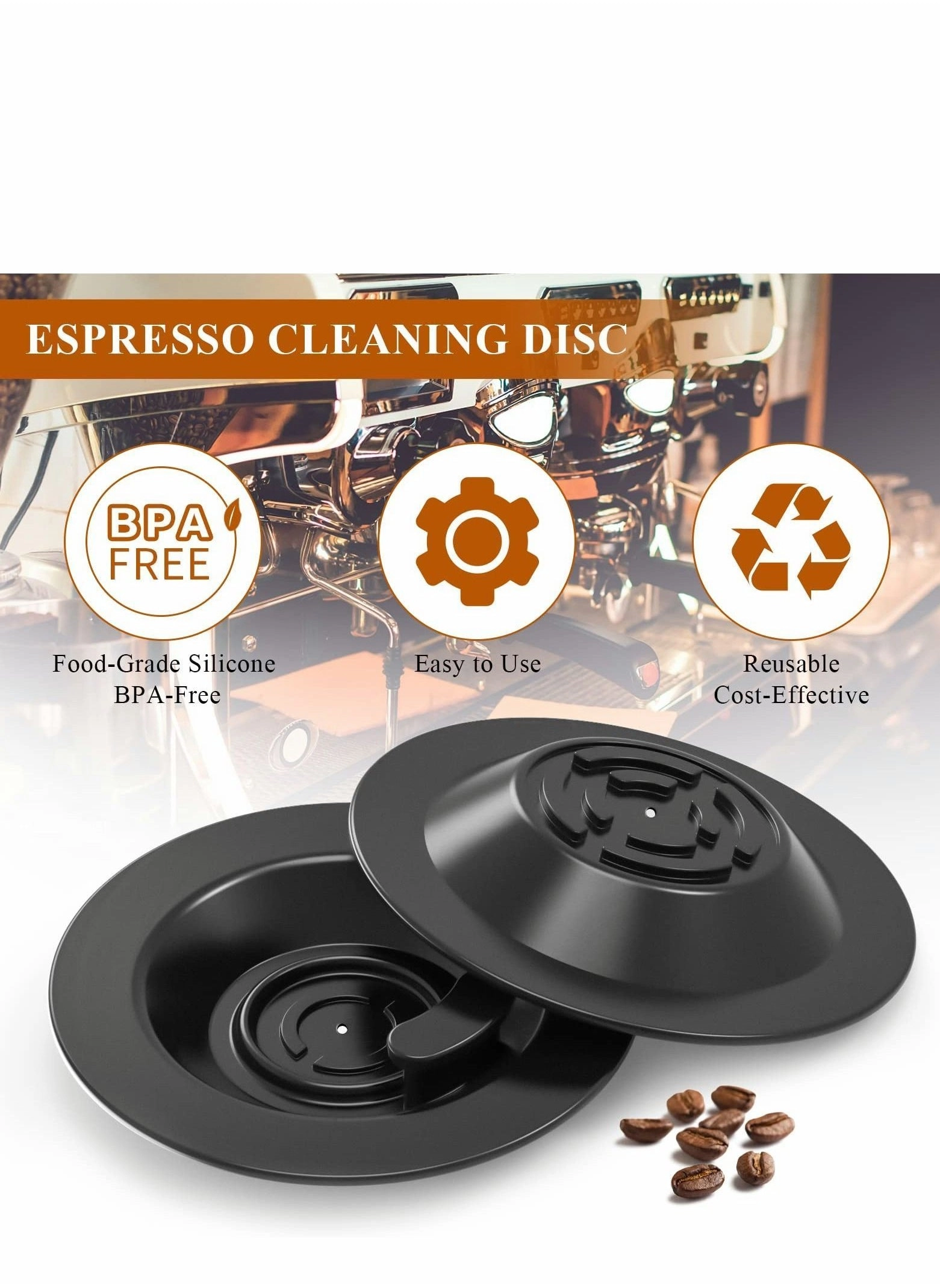 Espresso Cleaning Disc - 2Pcs 54mm
