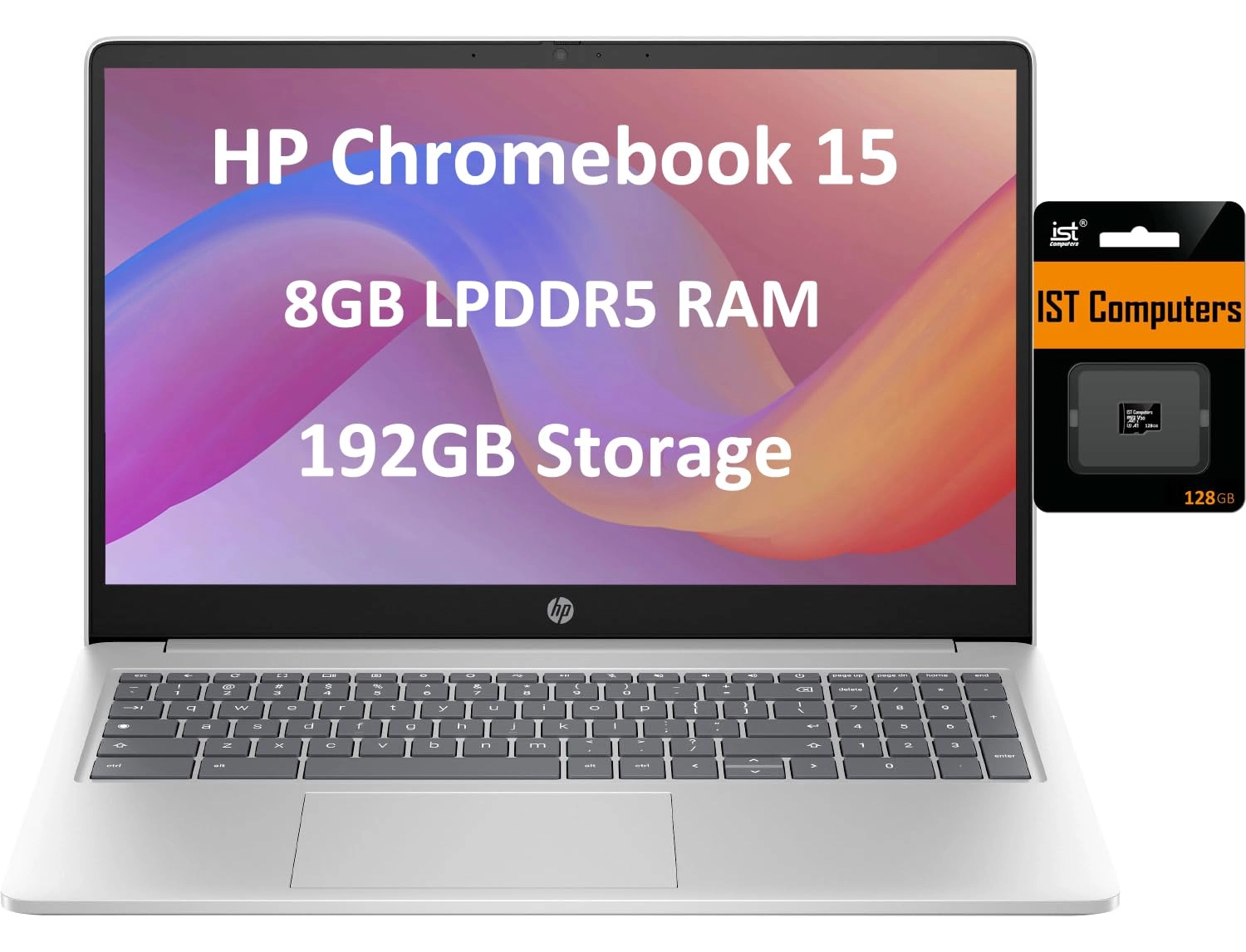 HP Chromebook 15 - 15.6'' 8GB 128GB Intel N100