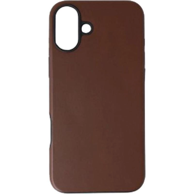 Modern Leather Case Back Cover with MagSafe for iPhone 16 Plus