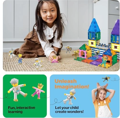 Magnetic Action Figures - King and Knights Kingdom 8 pcs