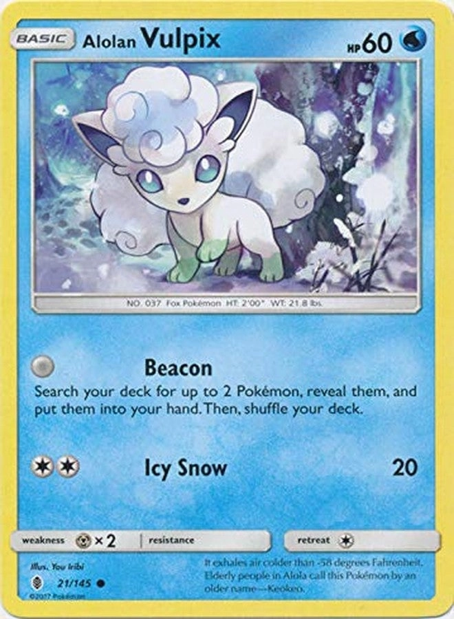 Pokémon Alolan Vulpix 21/145 - Common