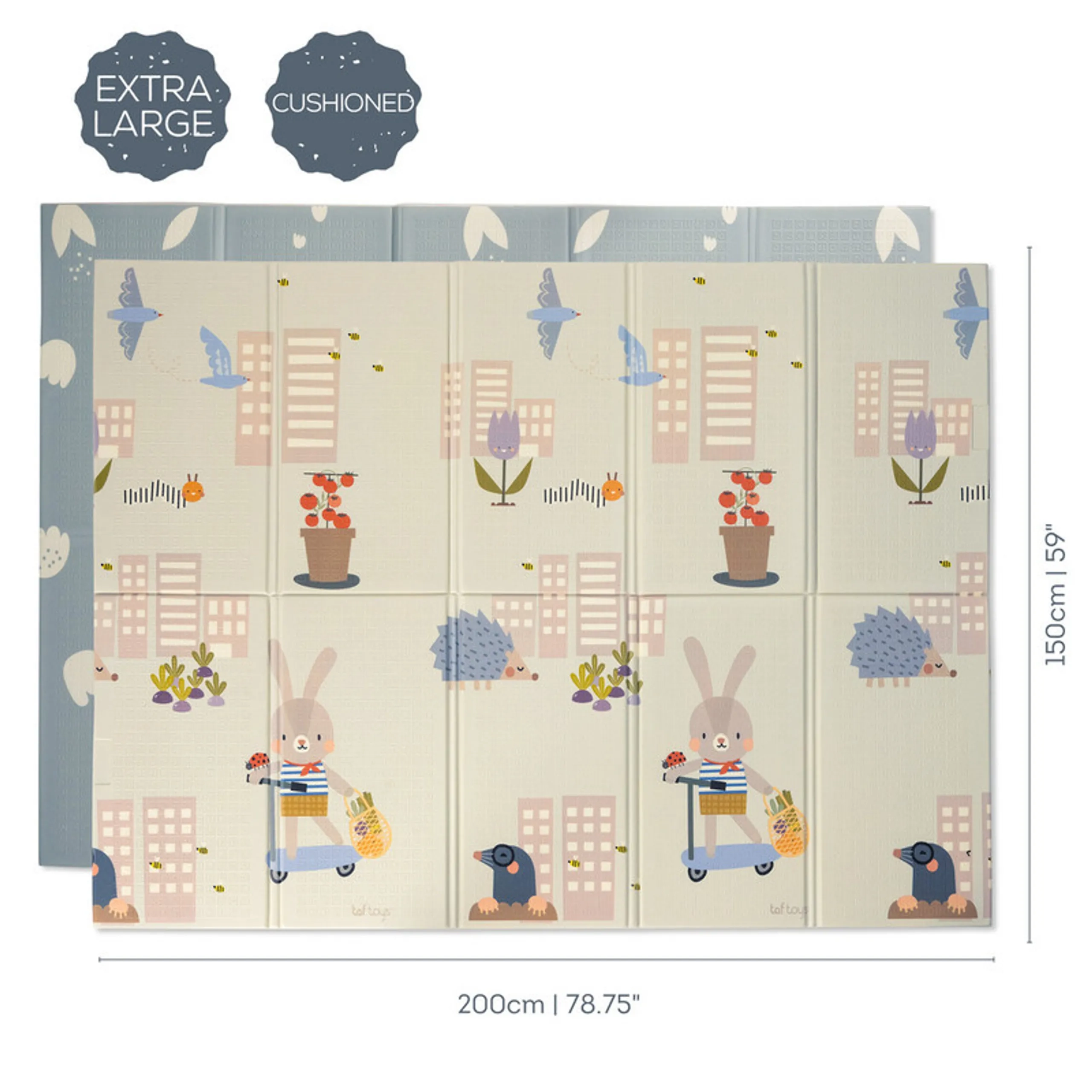 Urban Garden Foam Playmat - 0 month