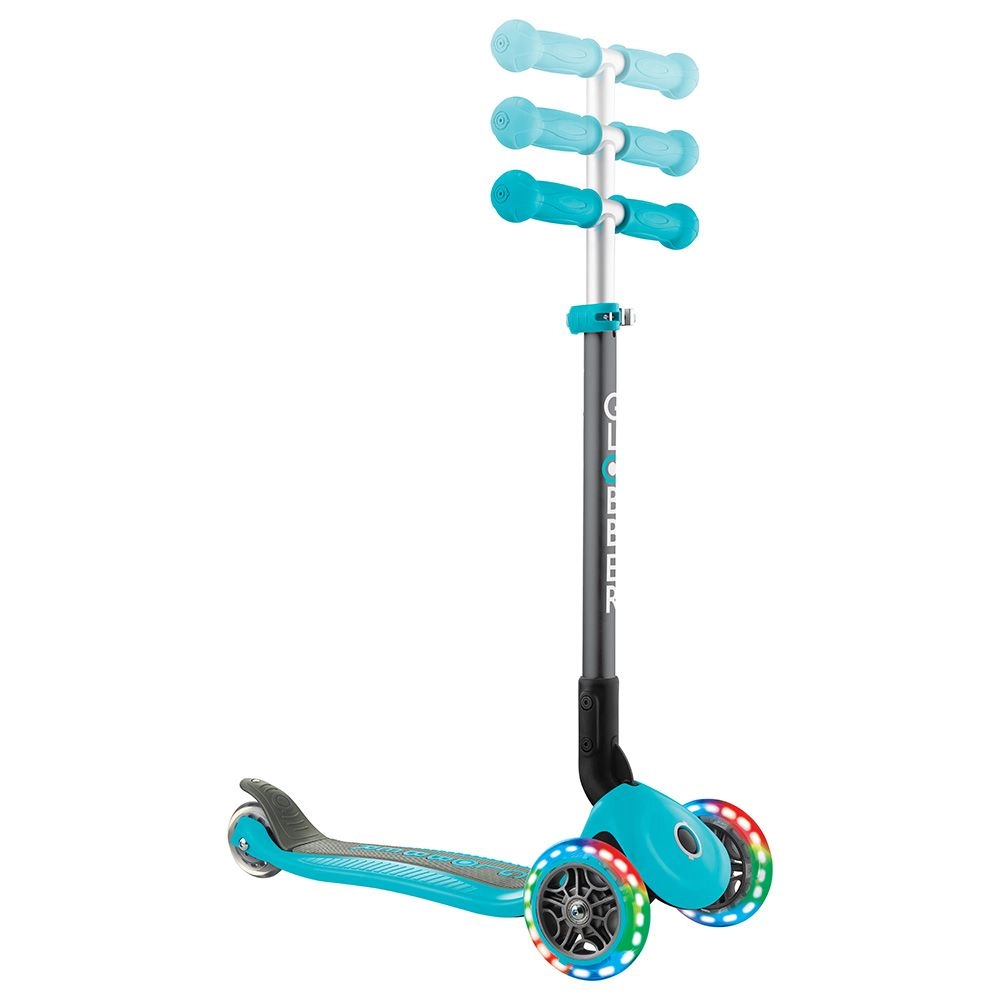 Primo 3-Wheel Kick Scooter – 121mm LED Foldable