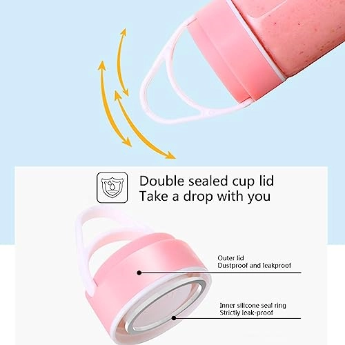 Rechargeable Convenient Juice Cup - USB Rechargeable Stainless Steel Blades