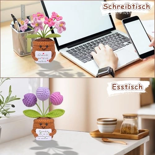 Positive Pocket Hug Flower - 5 x 4 x 1.62 cm