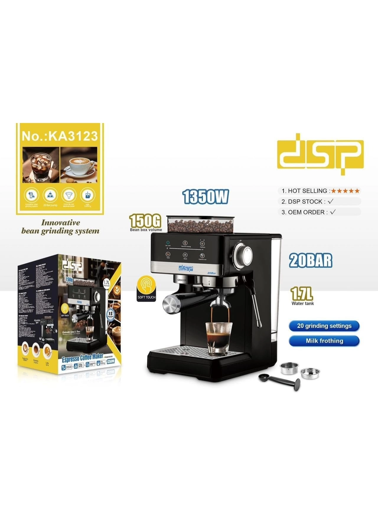 Professional Espresso Machine KA3123