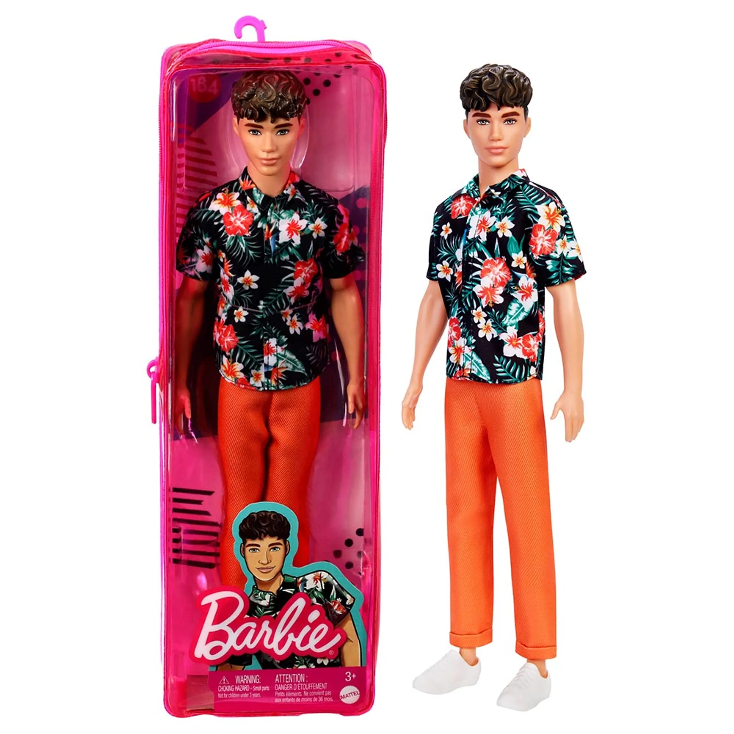 Ken Doll - Fashionistas Brunette Cropped Hair Ages 3+