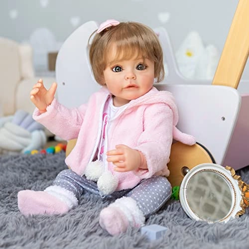 Princess Sue-Sue Reborn Baby Doll - 55 cm Silicone Blue Eyes