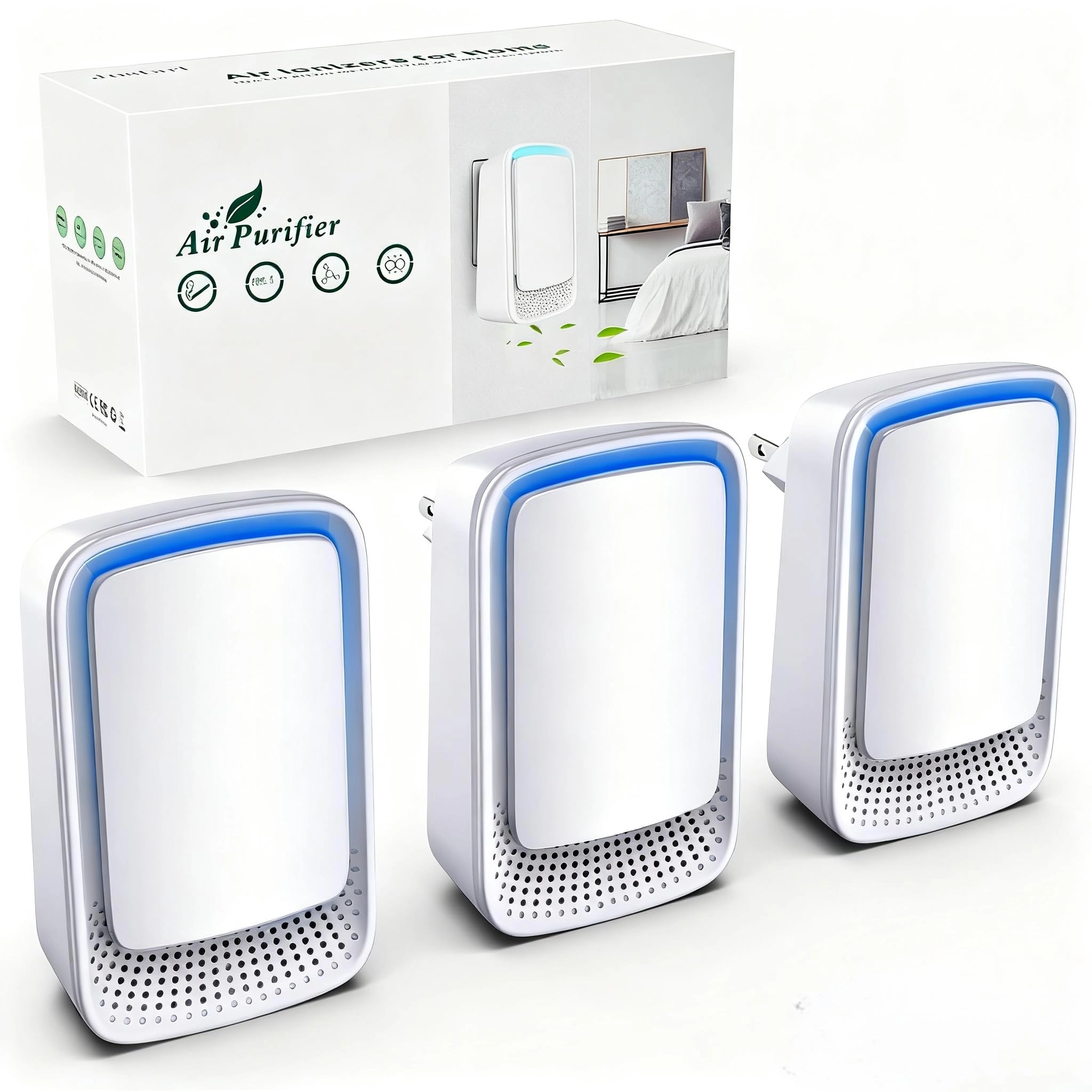 JOSTART Air Ionizer - 3 Pack Filterless