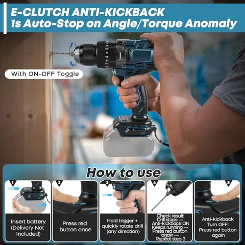 Cordless Hammer Drill - 140 Nm Brushless Motor 13 mm