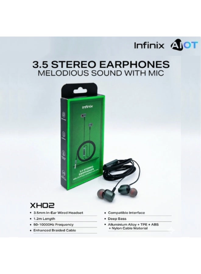 Wire Headset XH02 Wired Earphone