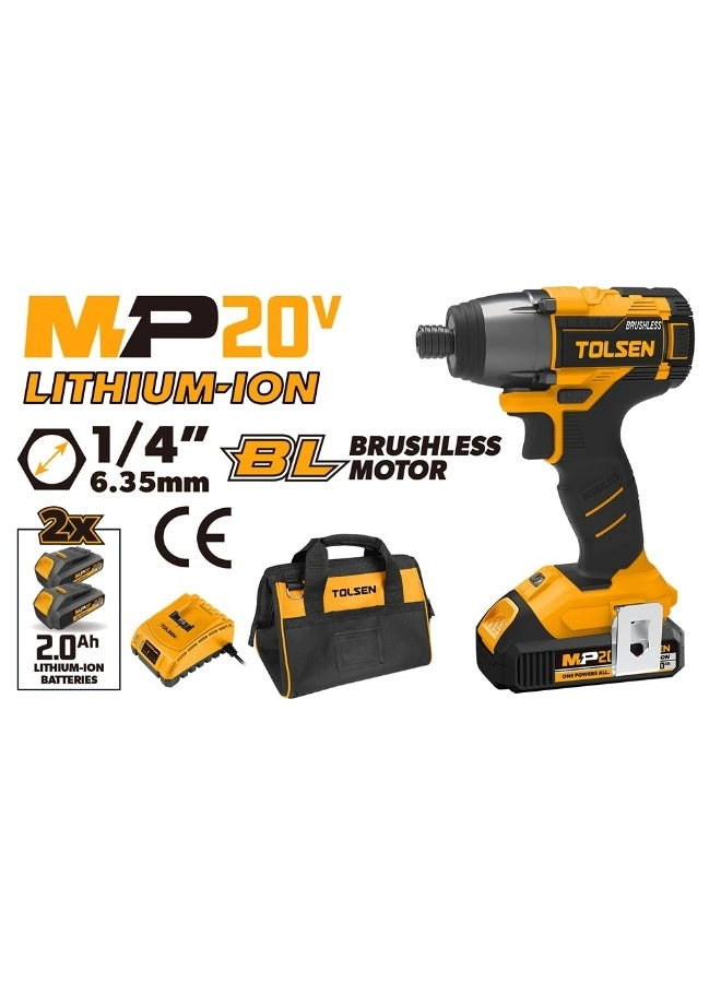 Cordless Impact Driver - 2×2.0 Ah