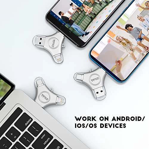 Flash Drive - USB 3.0 Lightning Type-C for iPhone 128GB