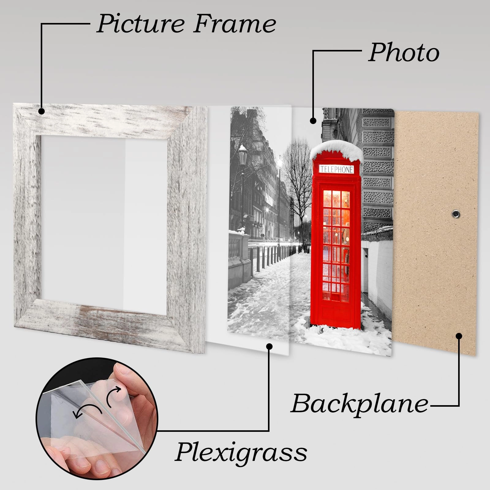Single Picture Frame - 4x4 1