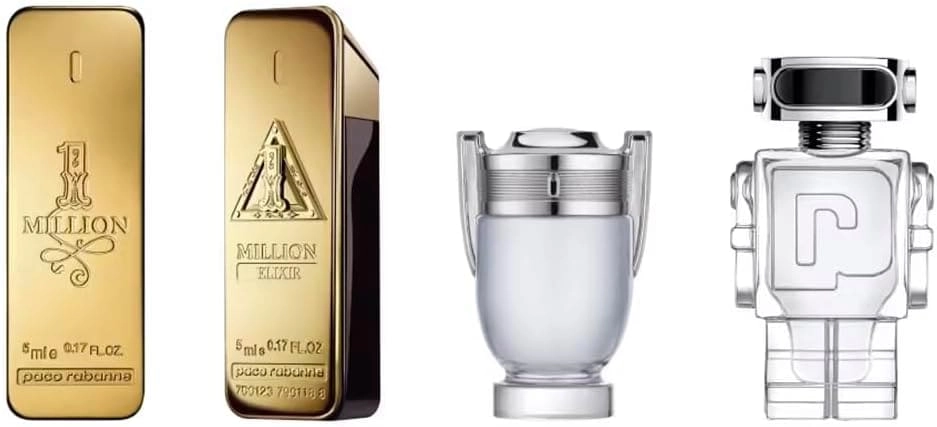 Men's Cologne Gift Set - Eau De Parfum,Eau De Toilette 4 Pieces