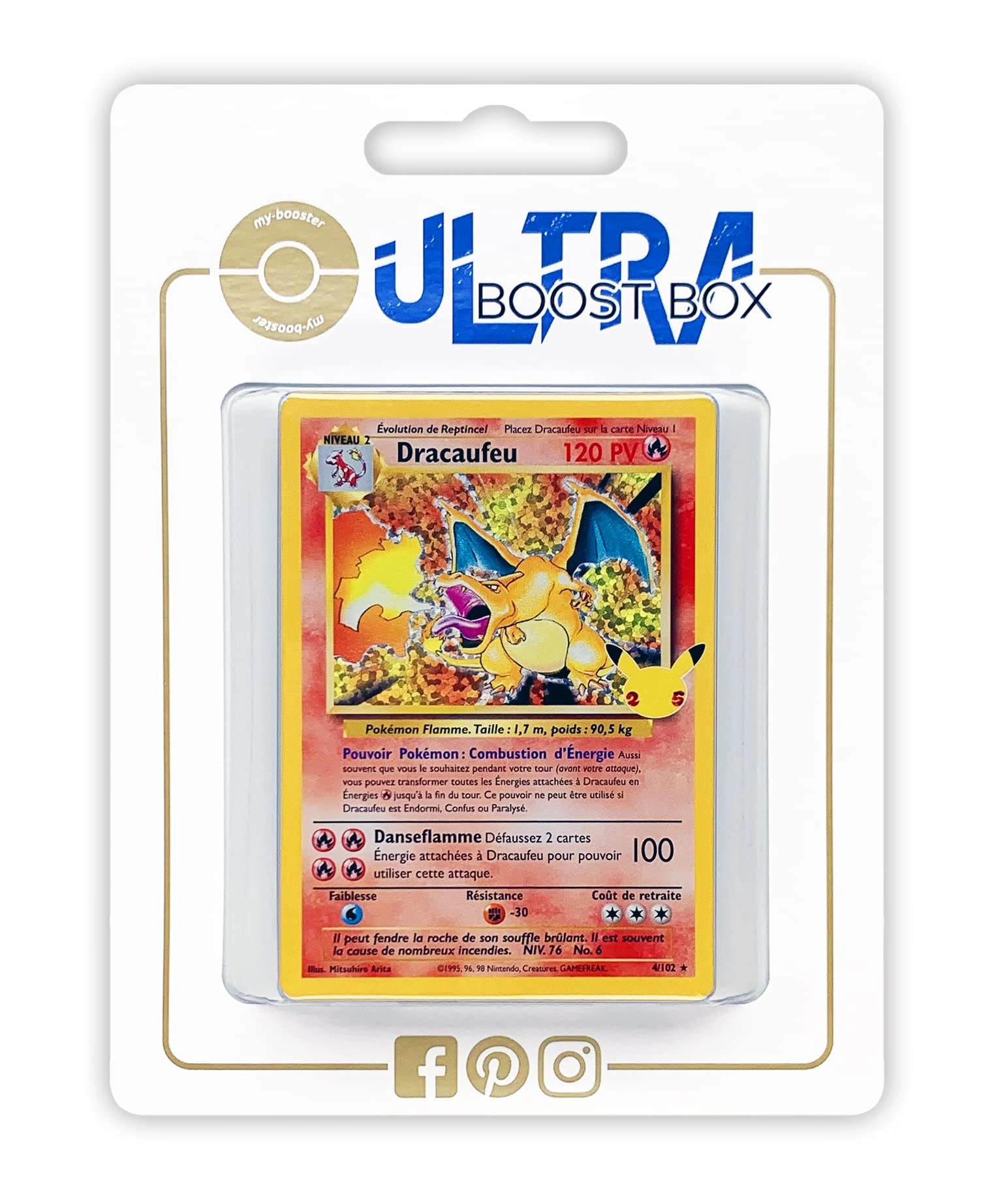 Pokémon Company Pokémon Dracaufeu (Glurak) 4/102 - French 10pcs