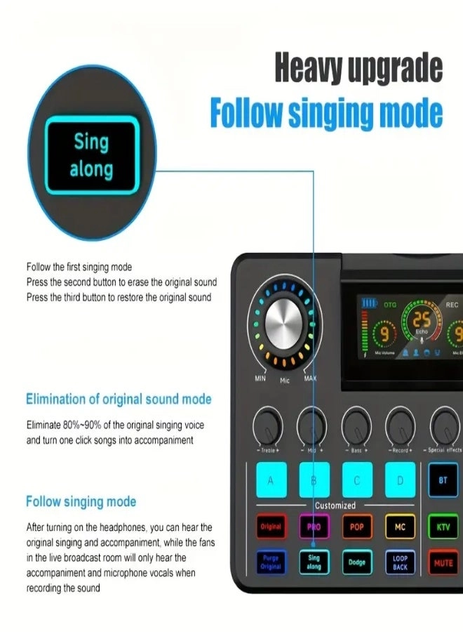 F668 USB+3.5mm-Mini-Jack Microphone