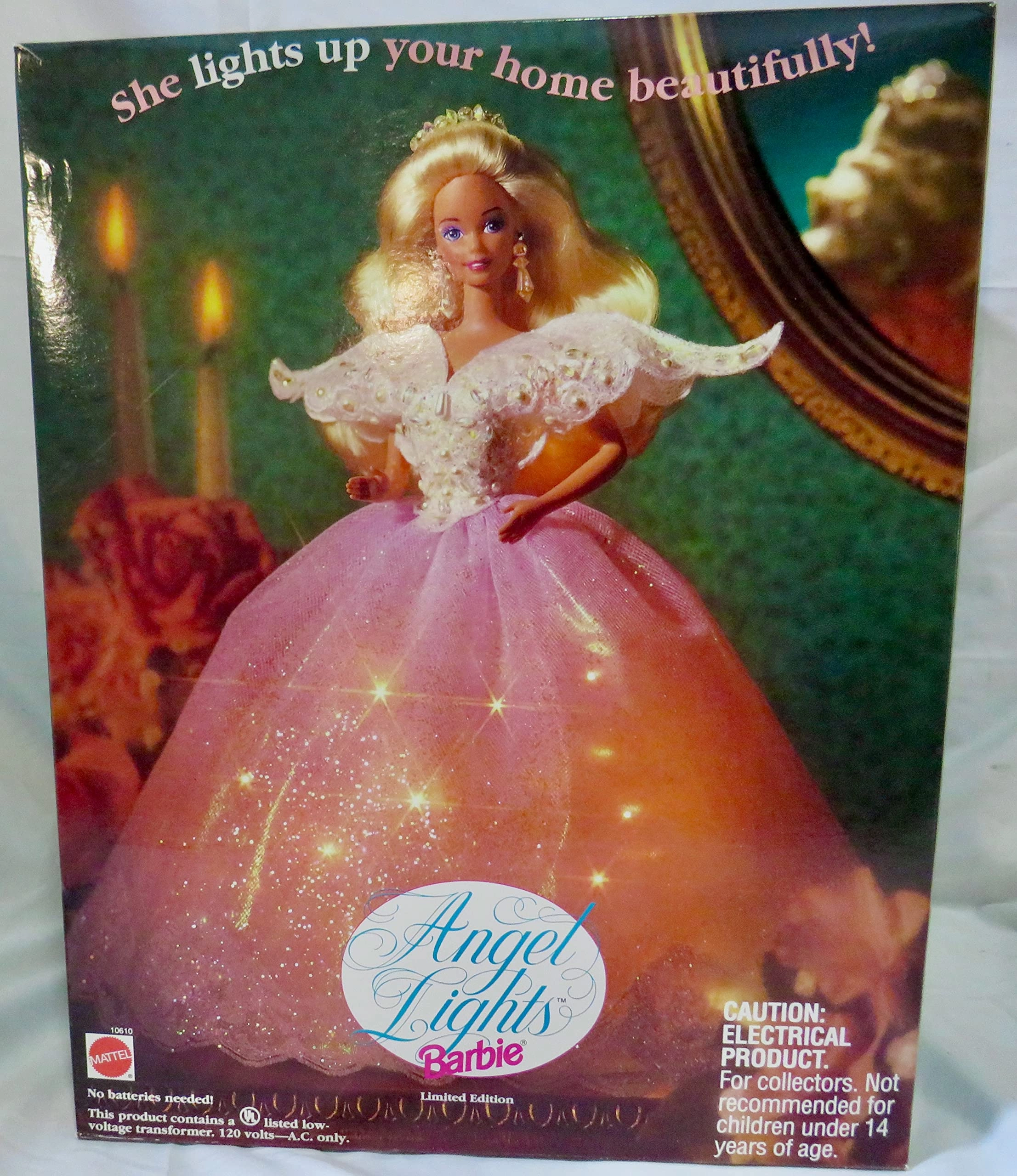 Barbie Angel Lights Tree Topper - Light Up Limited Edition