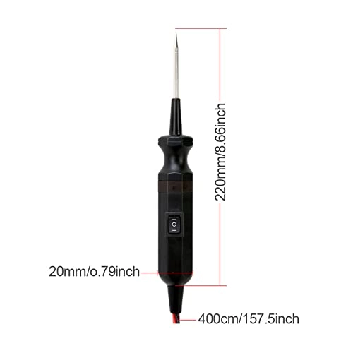 Circuit Tester - 6V-24V + Alligator Clips - 10 Pieces 5 Colors