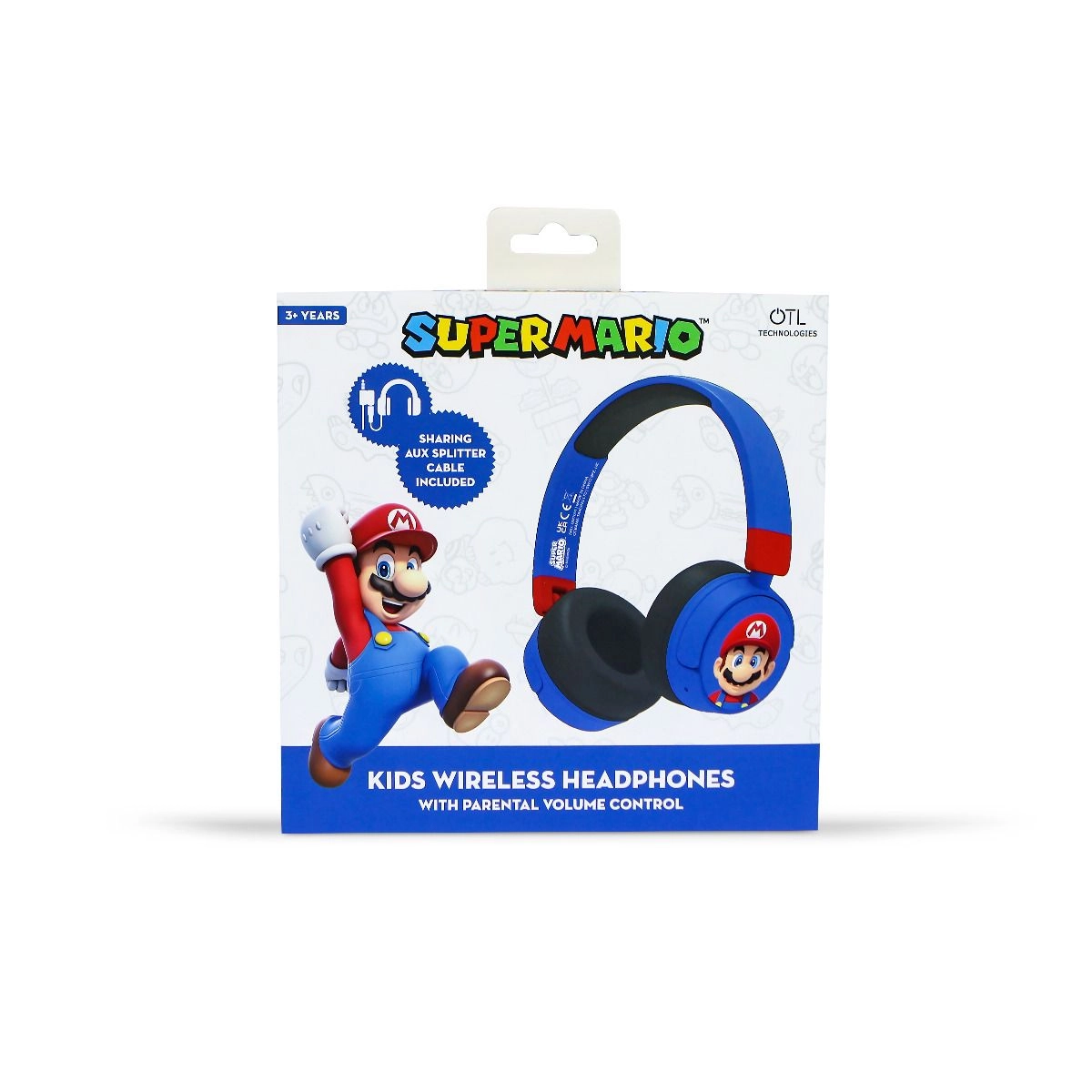 Super Mario Logo Kids - Wireless Headphone