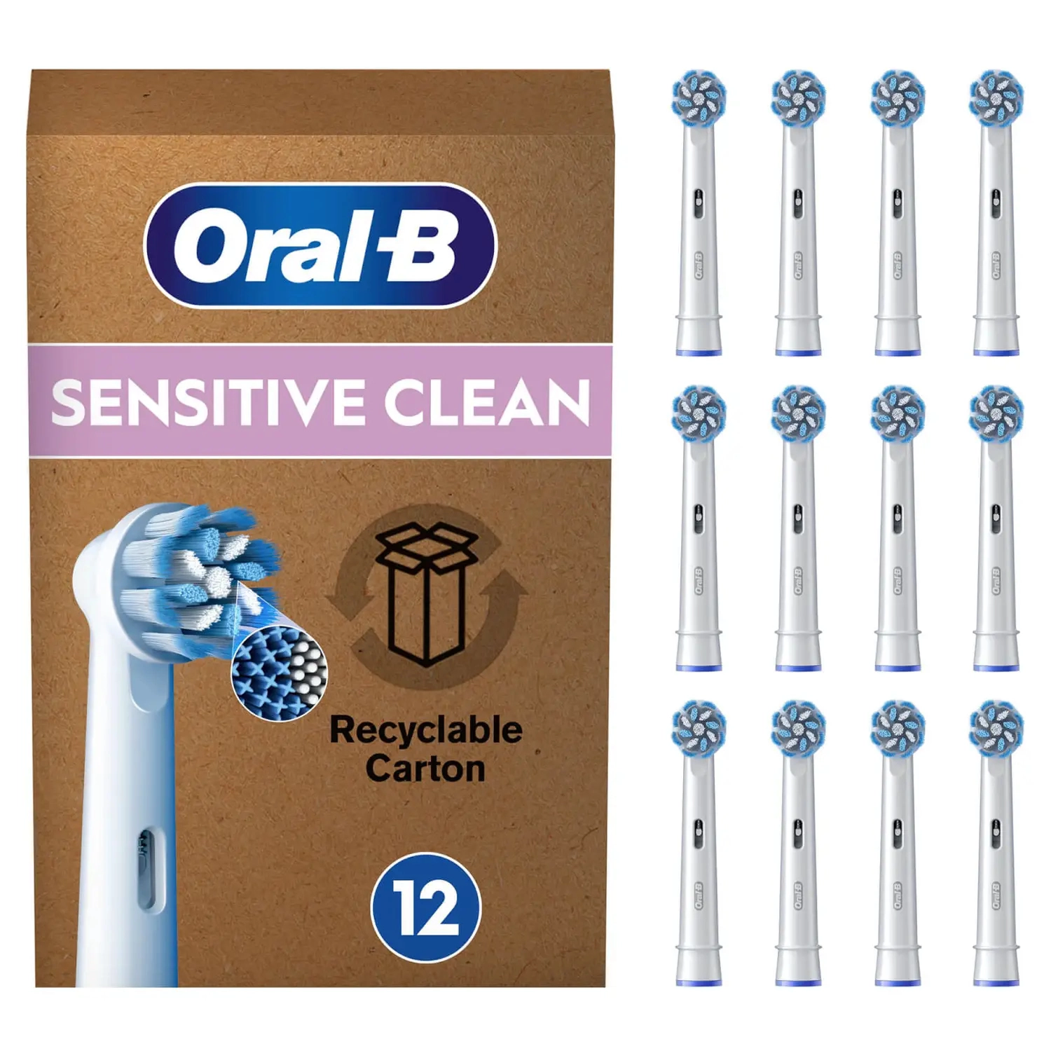 Oral-B Pro Sensitive Clean - 12ct White